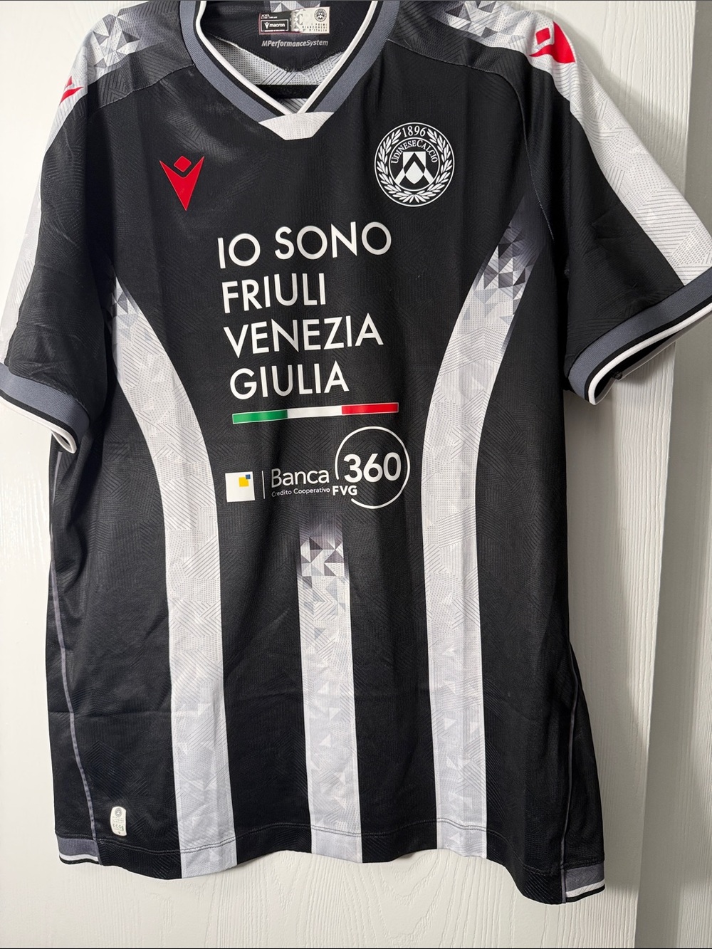 Udinese Black & White 2025/ 2026 Home Soccer Jersey (Authentic)